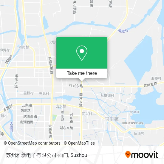 苏州雅新电子有限公司-西门 map