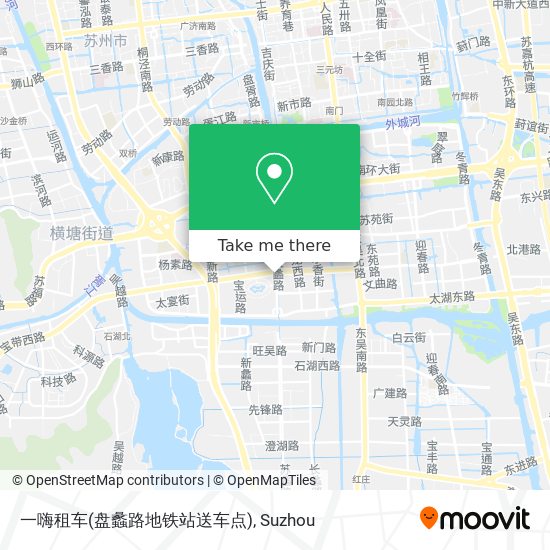 一嗨租车(盘蠡路地铁站送车点) map