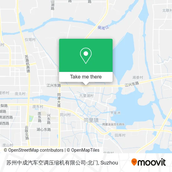 苏州中成汽车空调压缩机有限公司-北门 map