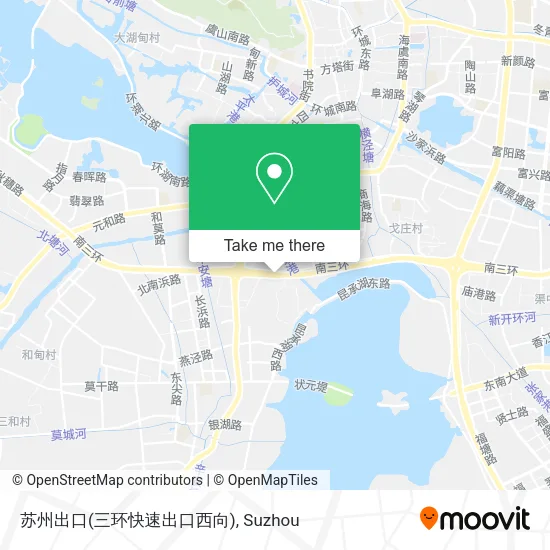 苏州出口(三环快速出口西向) map