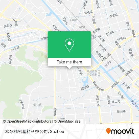 希尔精密塑料科技公司 map