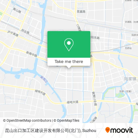 昆山出口加工区建设开发有限公司(北门) map