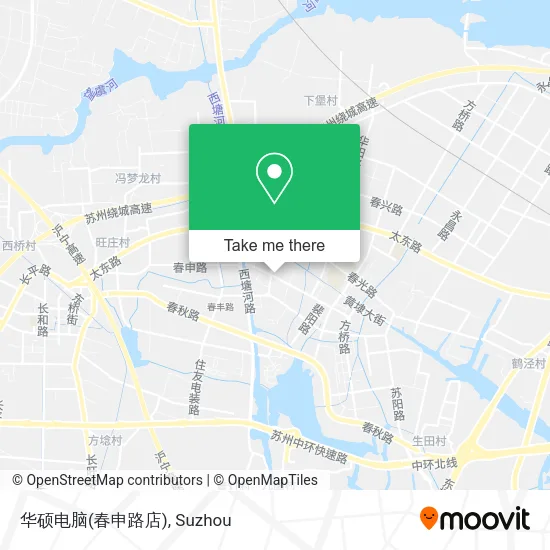华硕电脑(春申路店) map