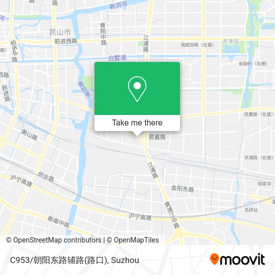C953/朝阳东路辅路(路口) map