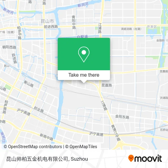 昆山帅柏五金机电有限公司 map