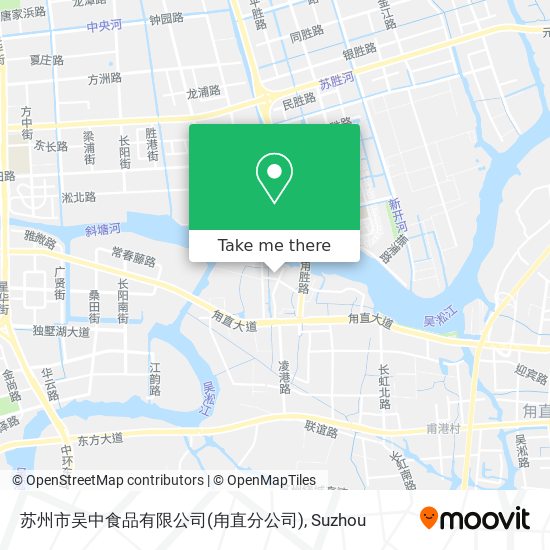 苏州市吴中食品有限公司(甪直分公司) map