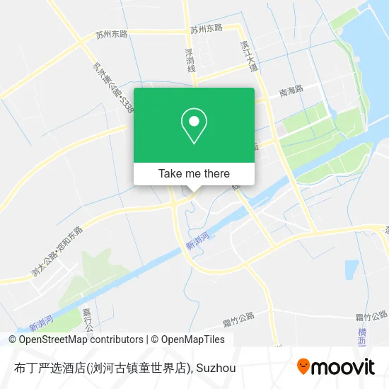 布丁严选酒店(浏河古镇童世界店) map