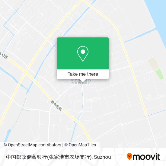 中国邮政储蓄银行(张家港市农场支行) map