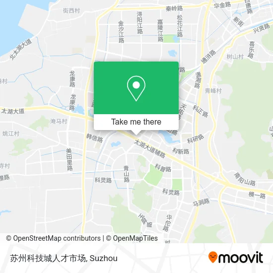 苏州科技城人才市场 map