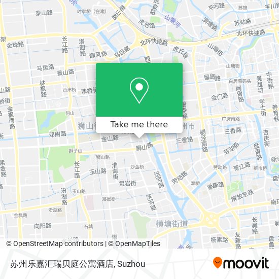 苏州乐嘉汇瑞贝庭公寓酒店 map