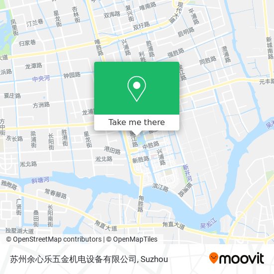 苏州余心乐五金机电设备有限公司 map
