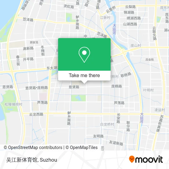 吴江新体育馆 map