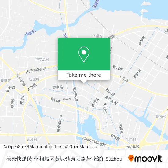 德邦快递(苏州相城区黄埭镇康阳路营业部) map