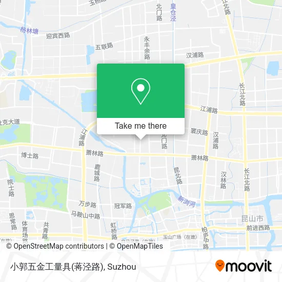 小郭五金工量具(蒋泾路) map