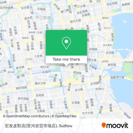宏发皮鞋店(里河农贸市场店) map