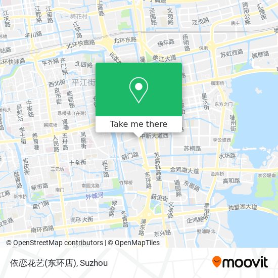 依恋花艺(东环店) map