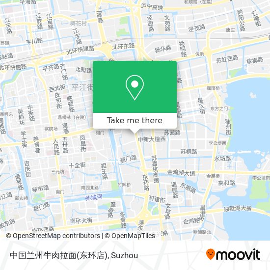 中国兰州牛肉拉面(东环店) map