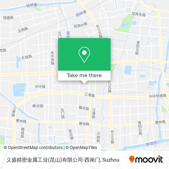 How To Get To 义盛精密金属工业 昆山 有限公司 西南门in 昆山市by Bus