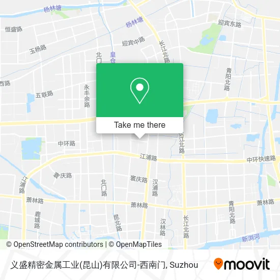 义盛精密金属工业(昆山)有限公司-西南门 map