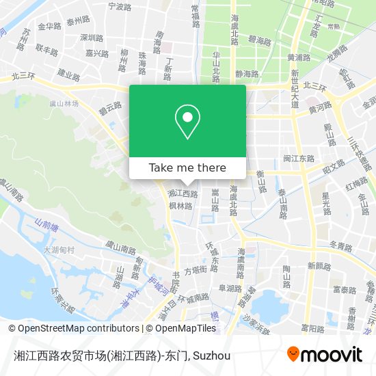 湘江西路农贸市场(湘江西路)-东门 map