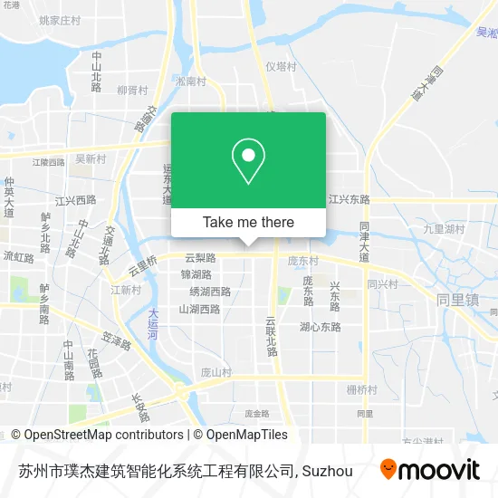 苏州市璞杰建筑智能化系统工程有限公司 map