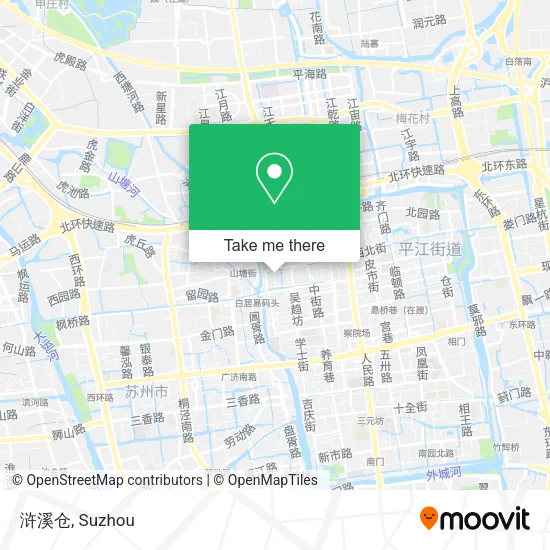 浒溪仓 map