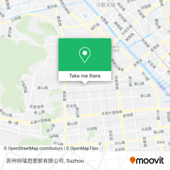 苏州特瑞思塑胶有限公司 map