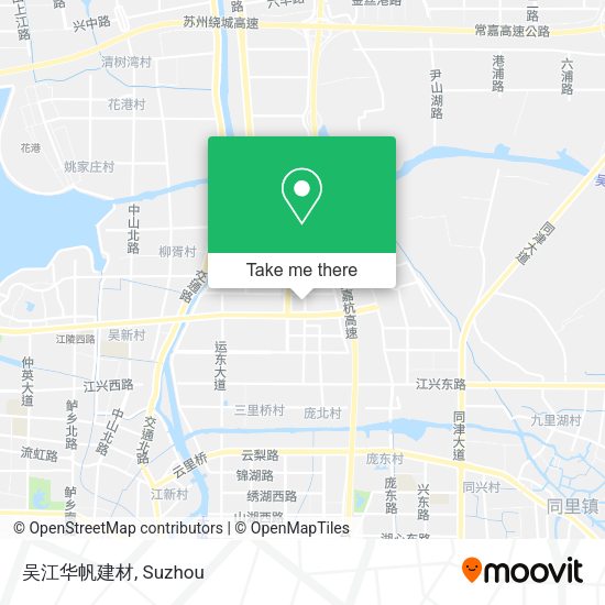 吴江华帆建材 map