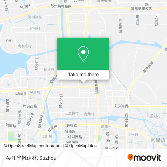 吴江华帆建材 map