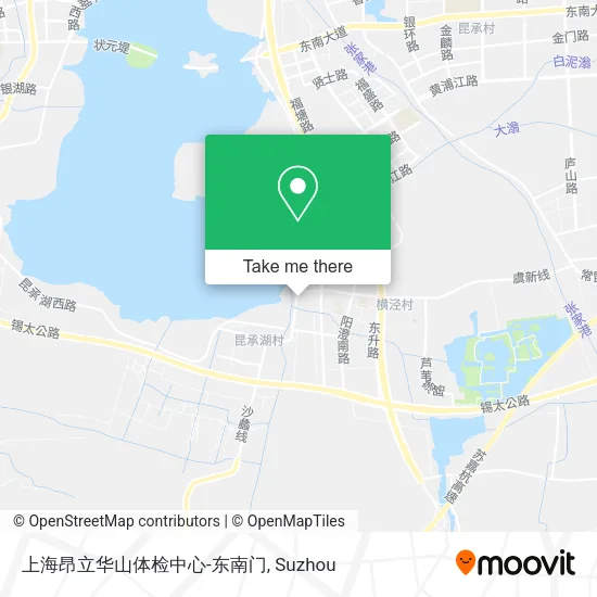 上海昂立华山体检中心-东南门 map