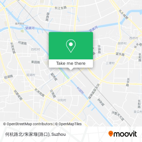 何杭路北/朱家堰(路口) map
