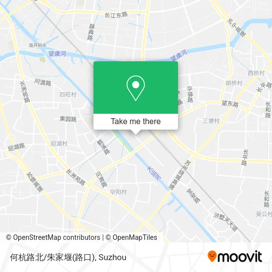 何杭路北/朱家堰(路口) map