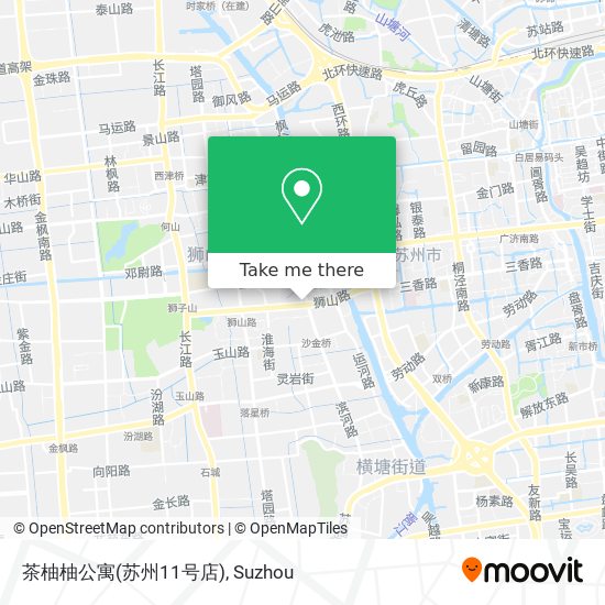 茶柚柚公寓(苏州11号店) map