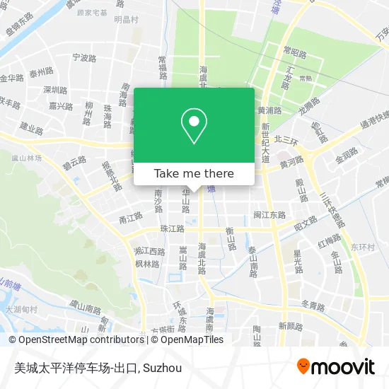 美城太平洋停车场-出口 map