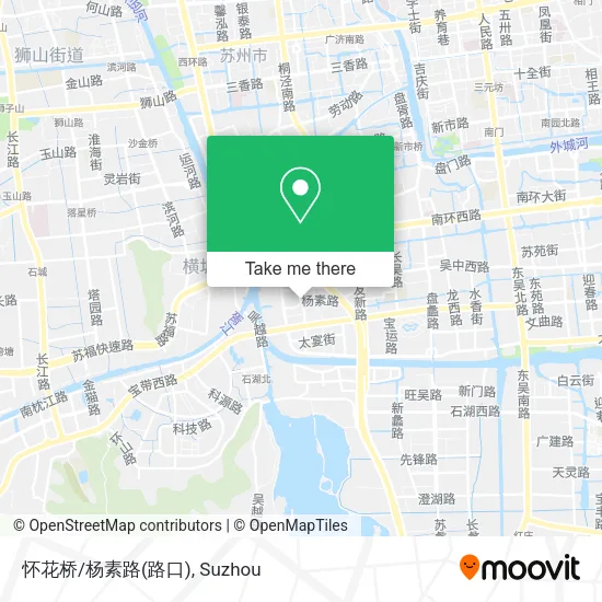 怀花桥/杨素路(路口) map
