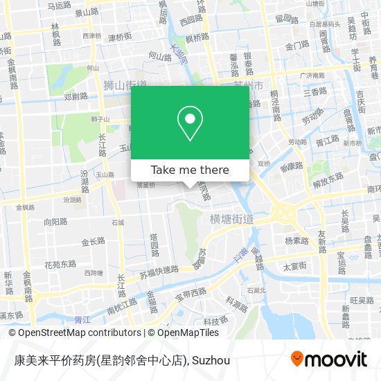 康美来平价药房(星韵邻舍中心店) map