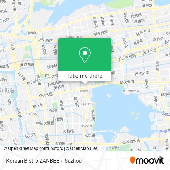 Korean Bistro ZANBEER map