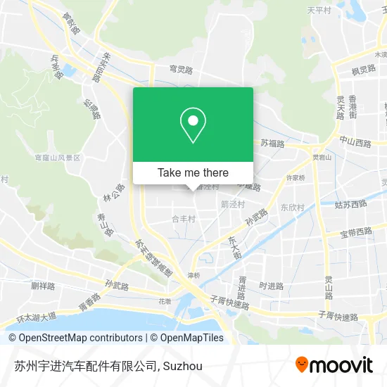 苏州宇进汽车配件有限公司 map