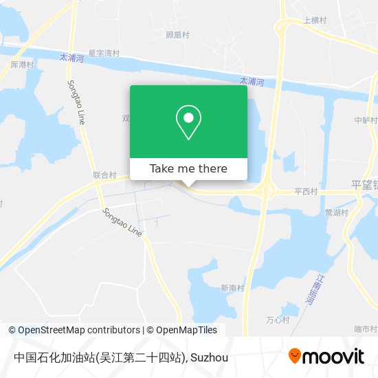中国石化加油站(吴江第二十四站) map