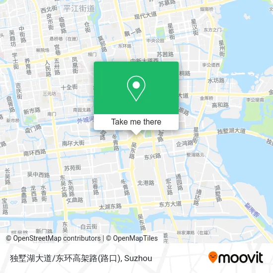 独墅湖大道/东环高架路(路口) map