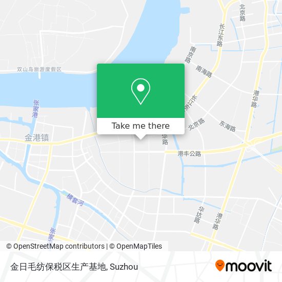 金日毛纺保税区生产基地 map