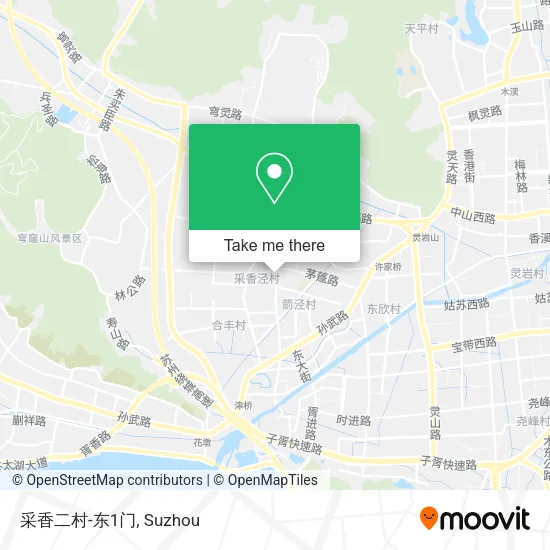 采香二村-东1门 map