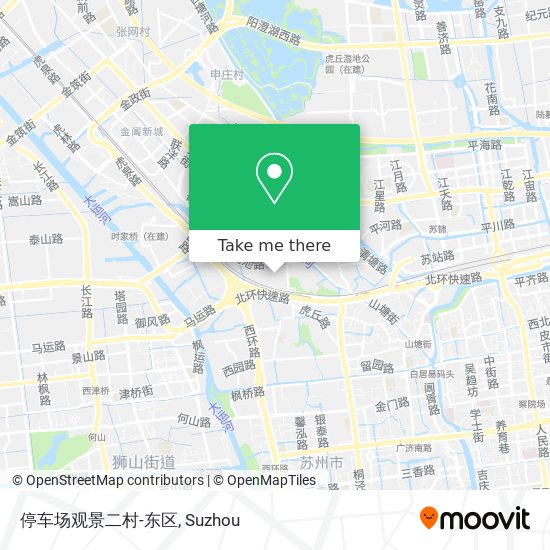 停车场观景二村-东区 map