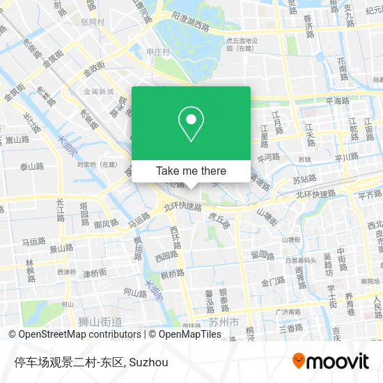 停车场观景二村-东区 map
