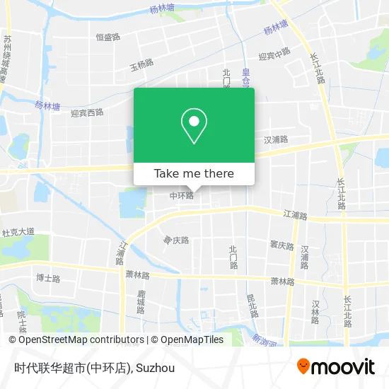 时代联华超市(中环店) map