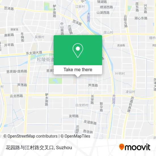 花园路与江村路交叉口 map
