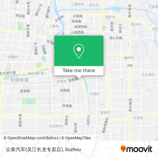 众泰汽车(吴江长龙专卖店) map