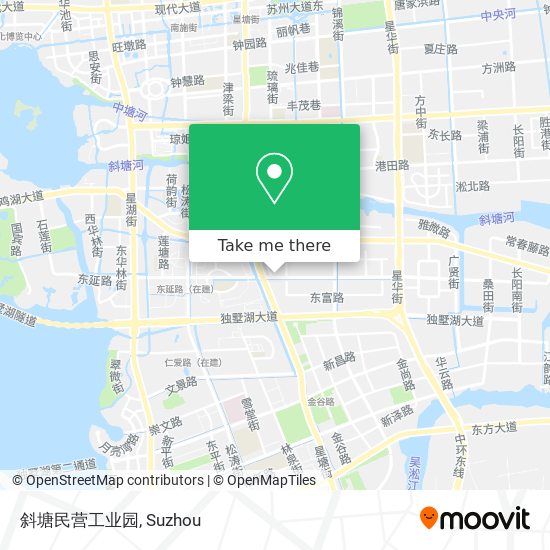 斜塘民营工业园 map