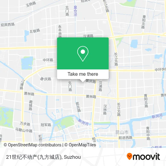 21世纪不动产(九方城店) map