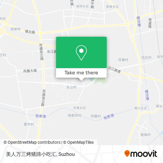美人万三烤猪蹄小吃汇 map